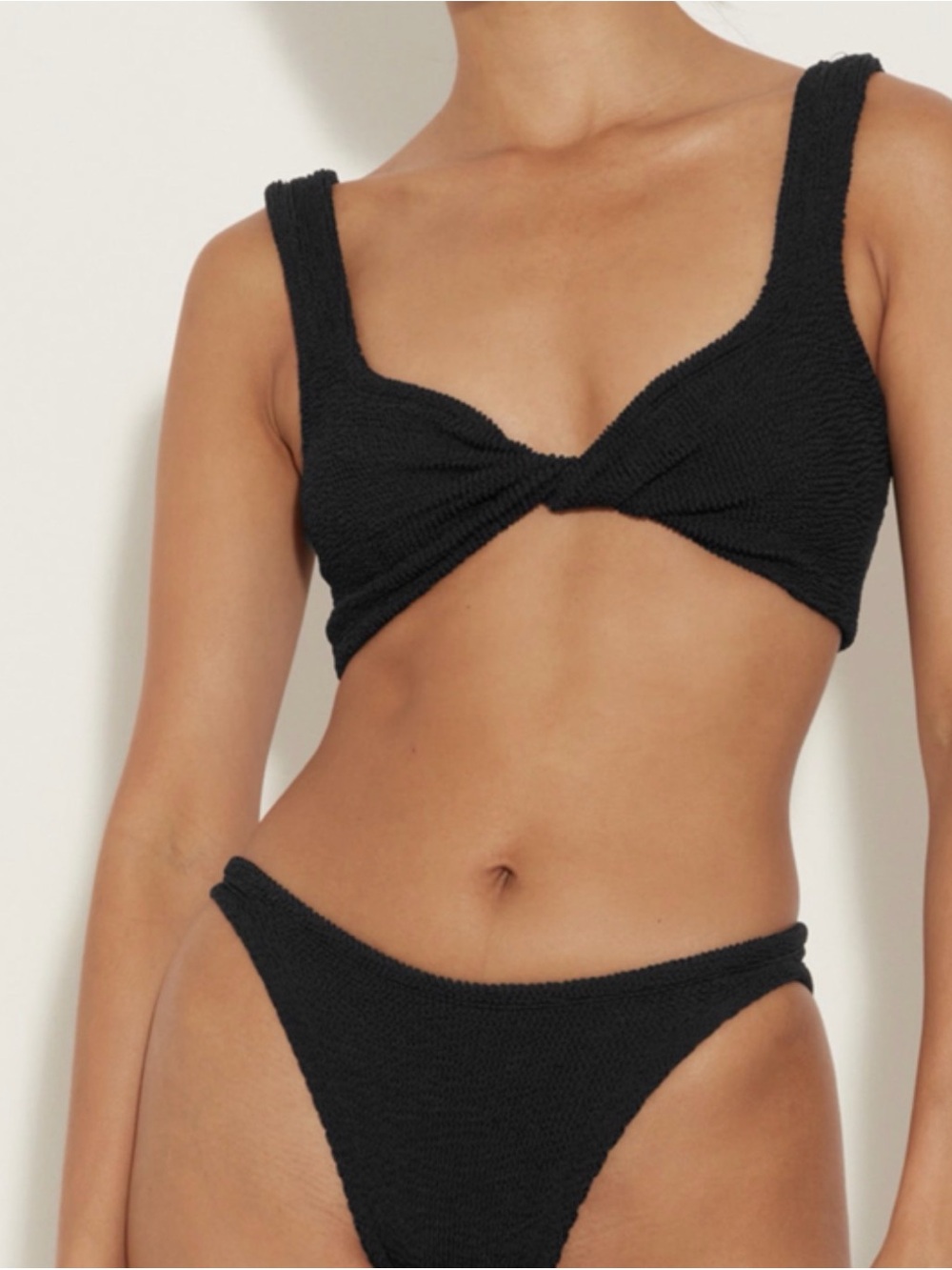 Hunza G Black Juno Bikini Set